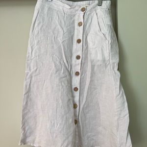 Linen skirt